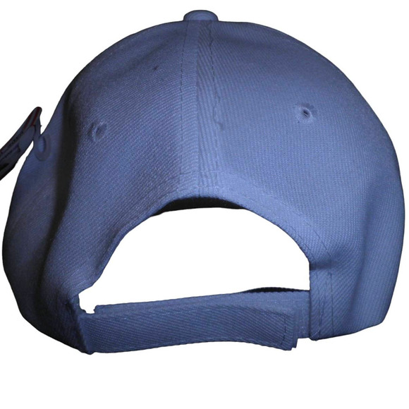 Tennessee TN Ball Cap, Solid White, Orange Embroidery, Strapback, Trucker Hat - Picture 3 of 4